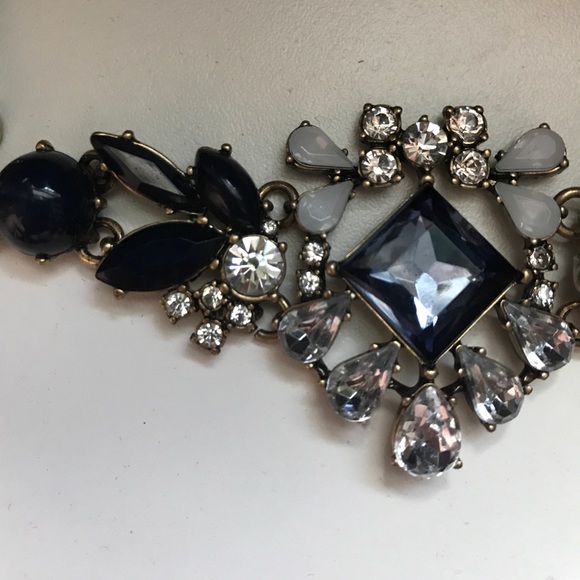 j crew navy jewel bracelet - Picture 3 of 3